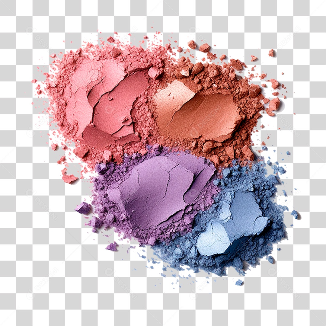 Pó de Maquiagem PNG Transparente