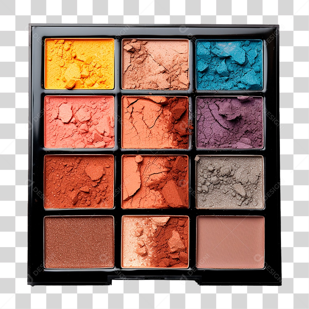 Paleta de Maquiagem PNG Transparente