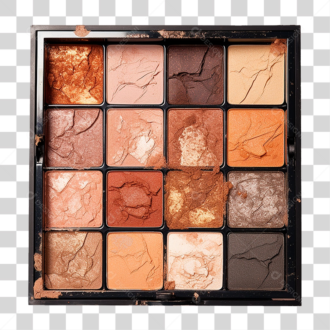 Paleta de Maquiagem PNG Transparente