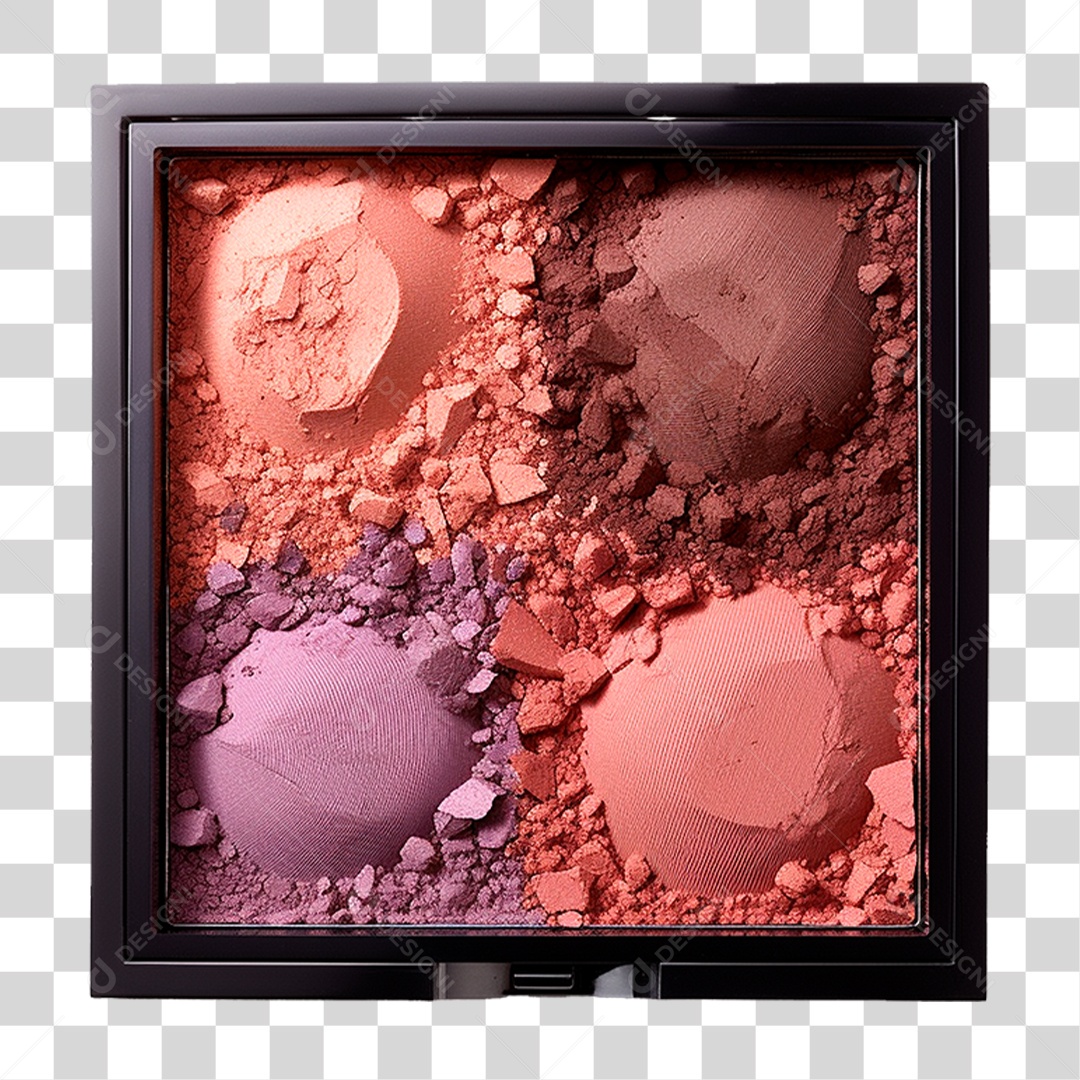 Paleta de Maquiagem PNG Transparente