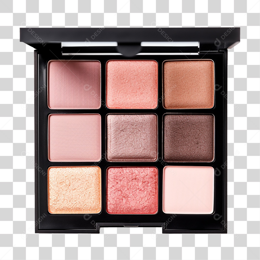 Paleta de Maquiagem PNG Transparente