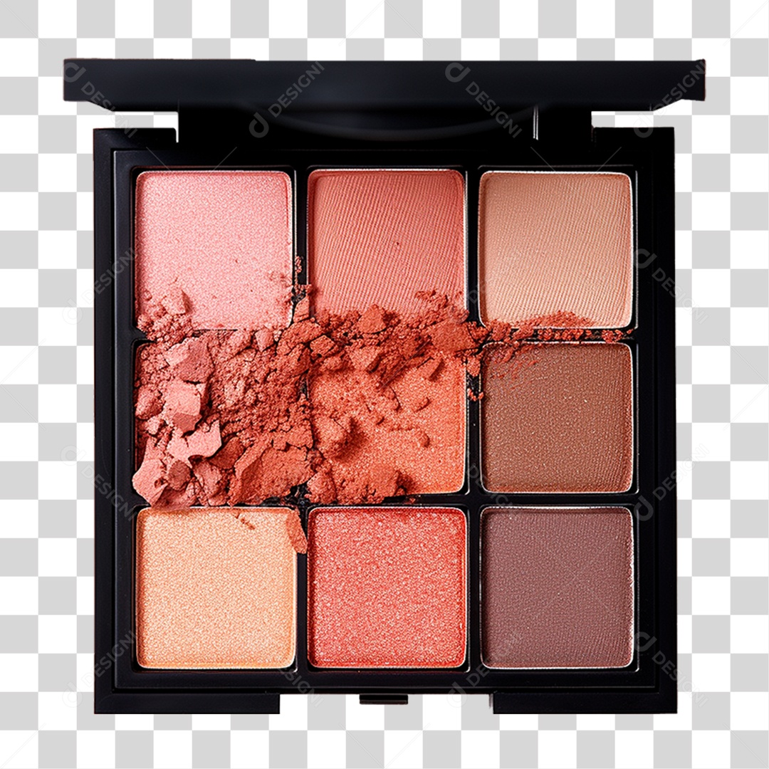 Paleta de Maquiagem PNG Transparente