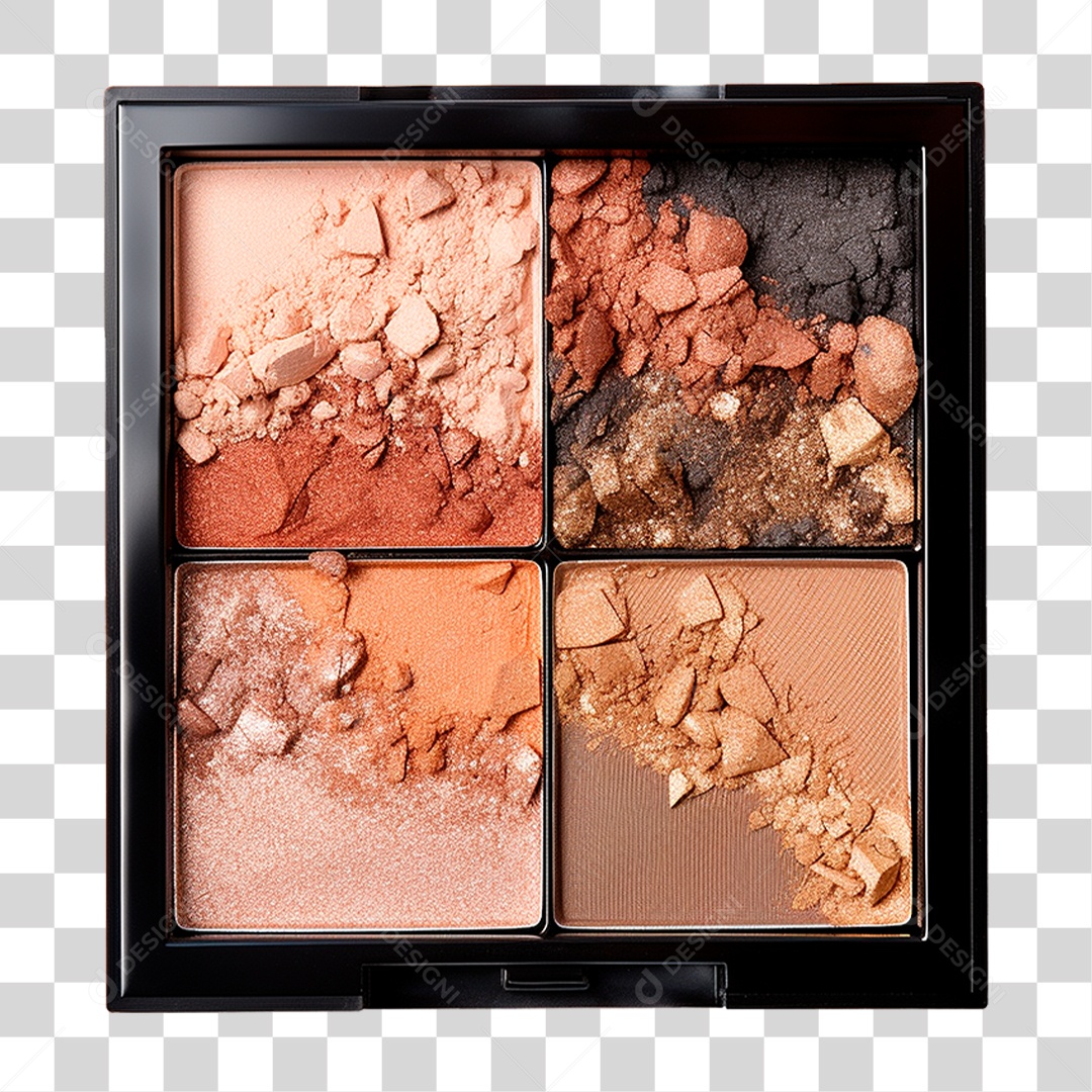 Paleta de Maquiagem PNG Transparente