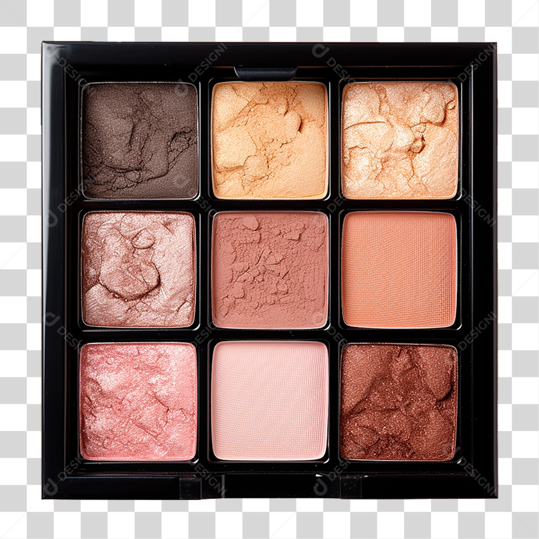 Paleta de Maquiagem PNG Transparente