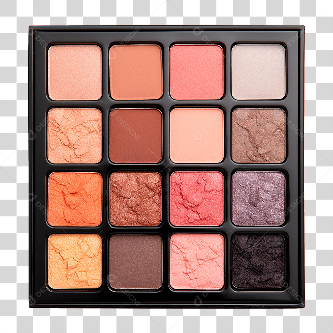 Paleta de Maquiagem PNG Transparente