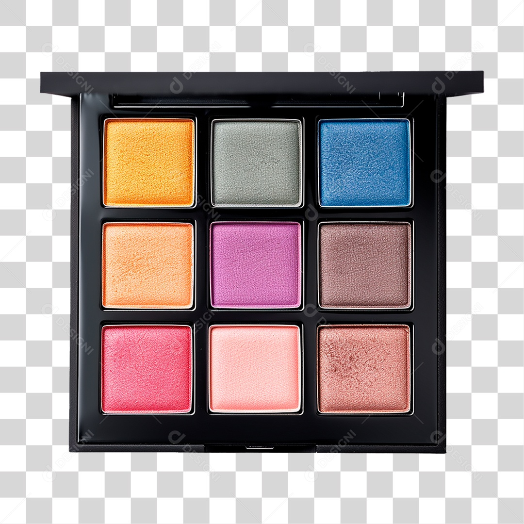 Paleta de Maquiagem PNG Transparente