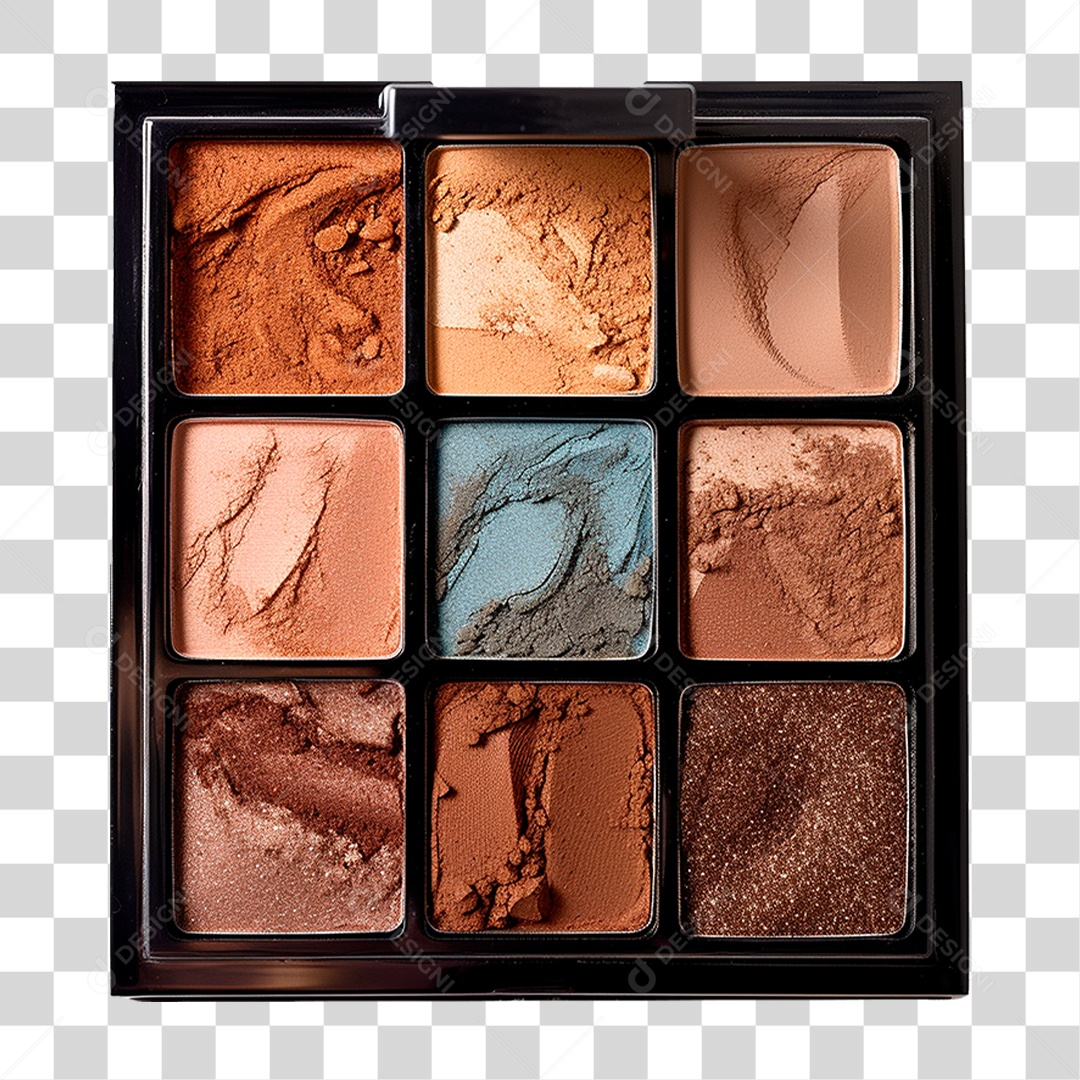 Paleta de Maquiagem PNG Transparente