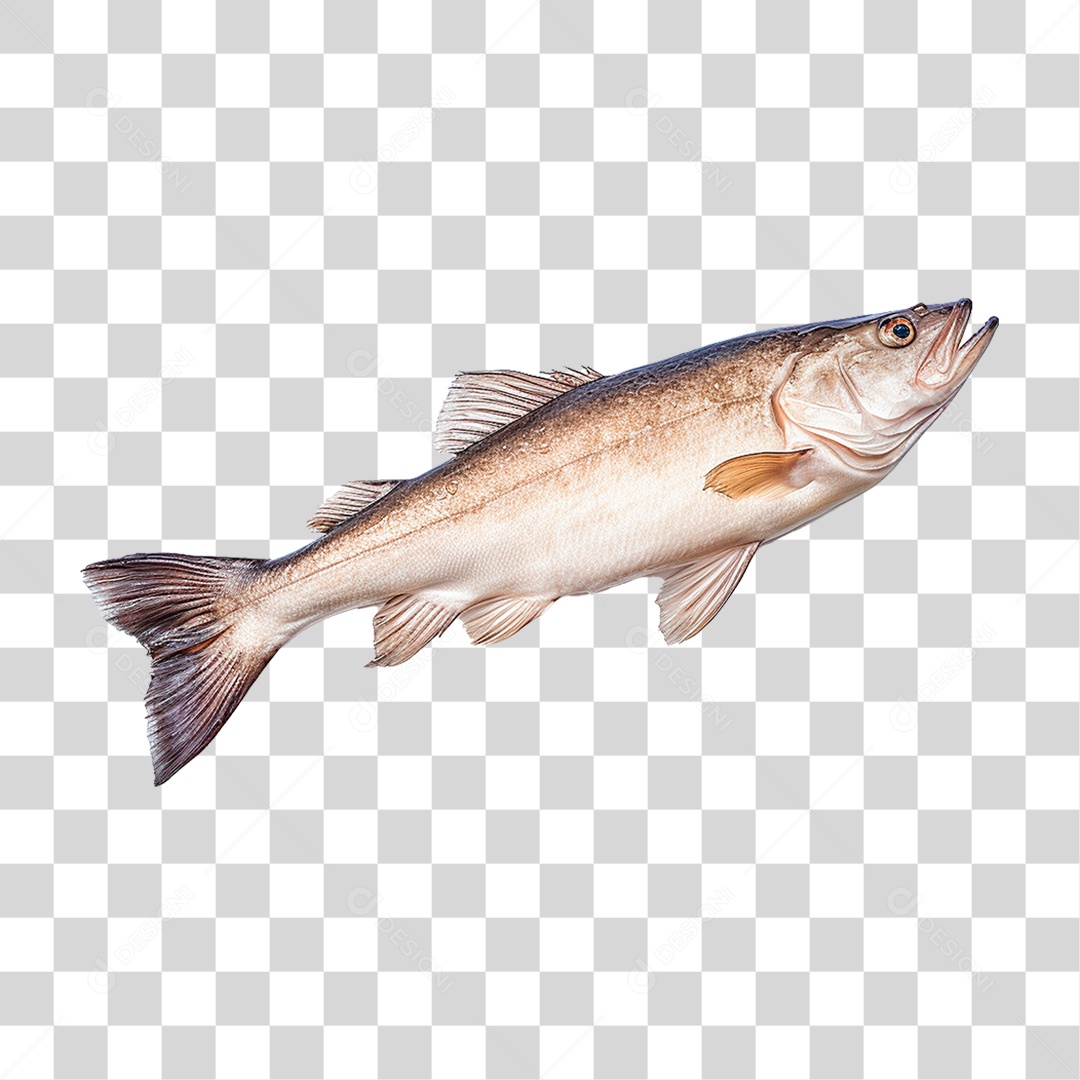 Peixe Robalo PNG Transparente