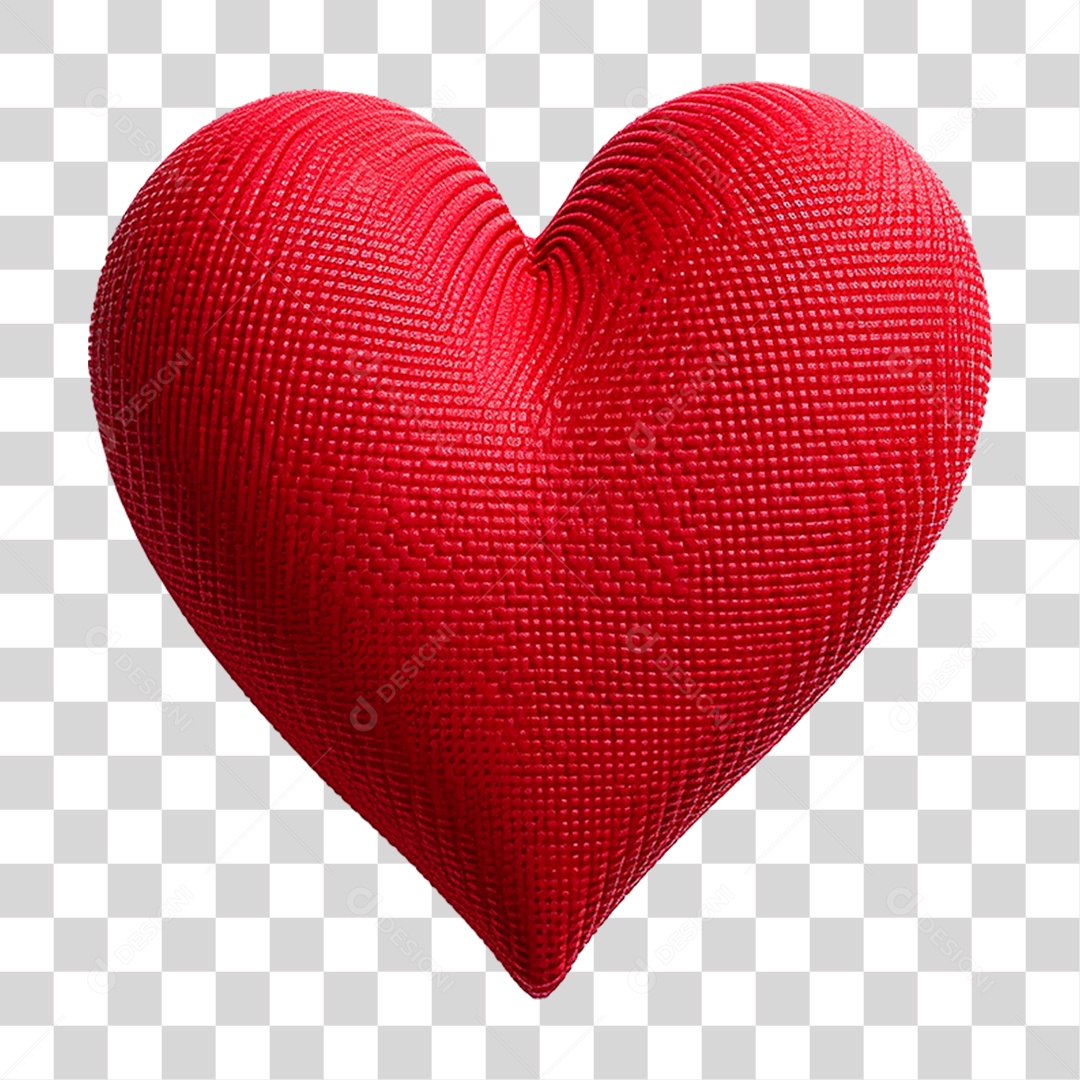 Coração Vermelho PNG Transparente