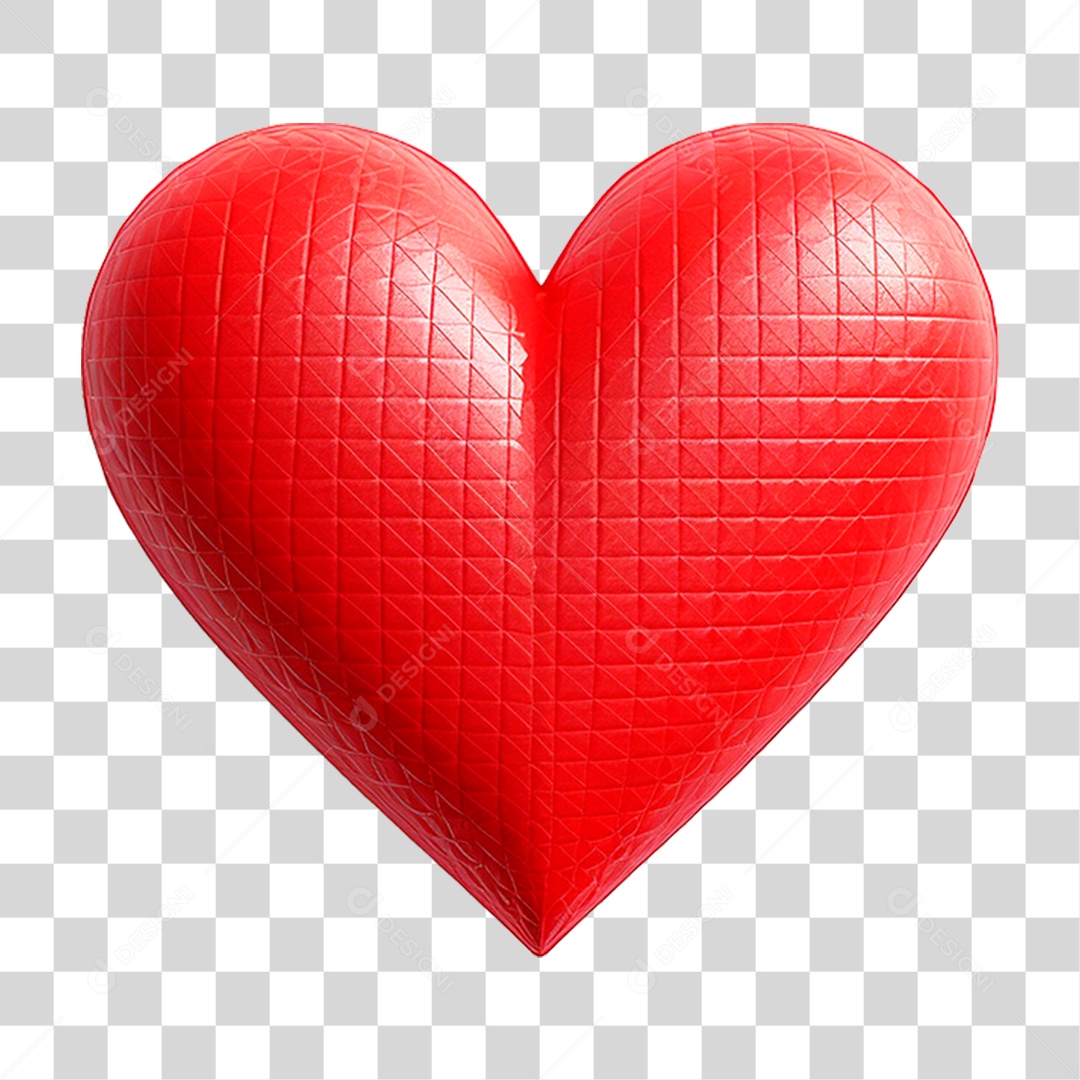 Coração Vermelho PNG Transparente