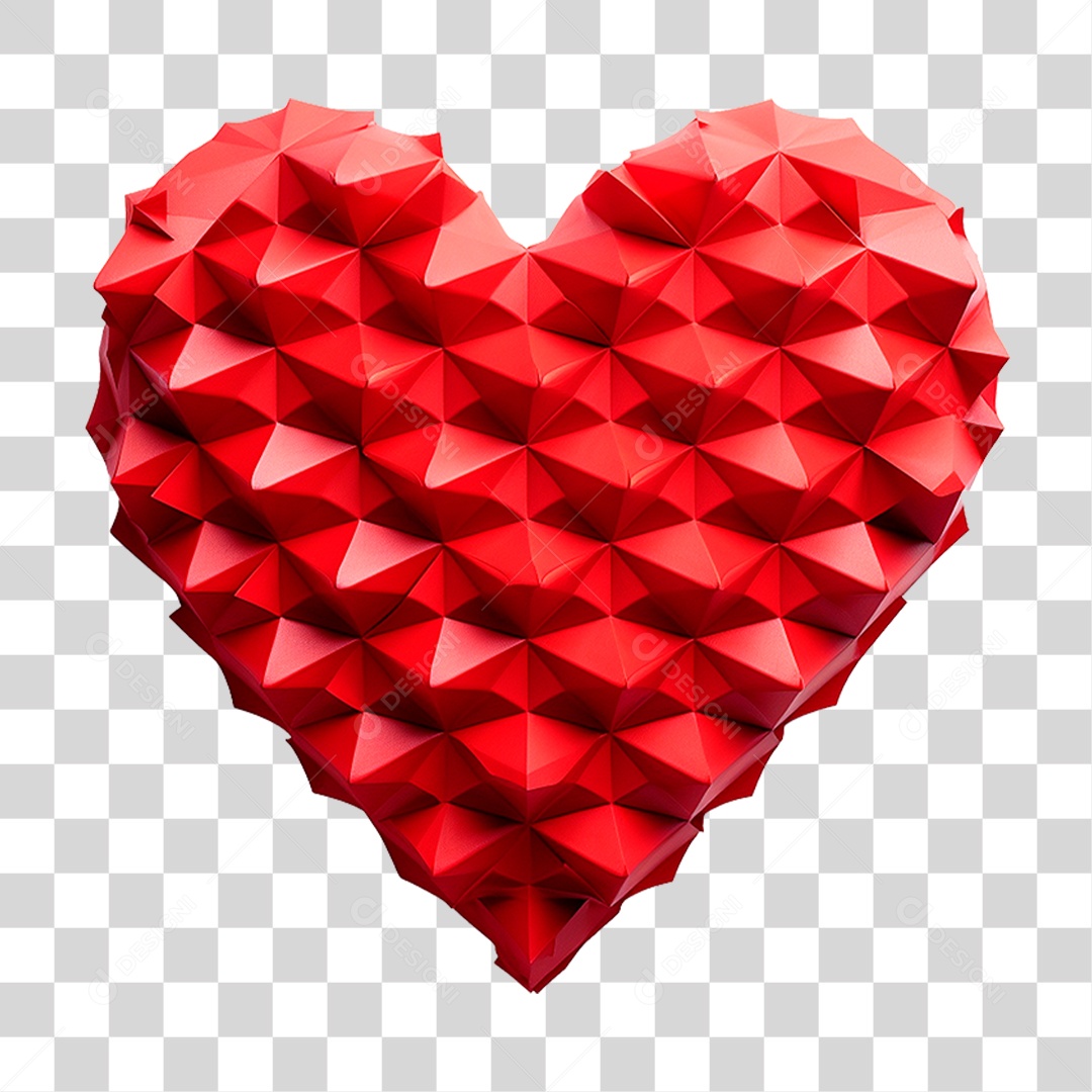 Coração Vermelho PNG Transparente