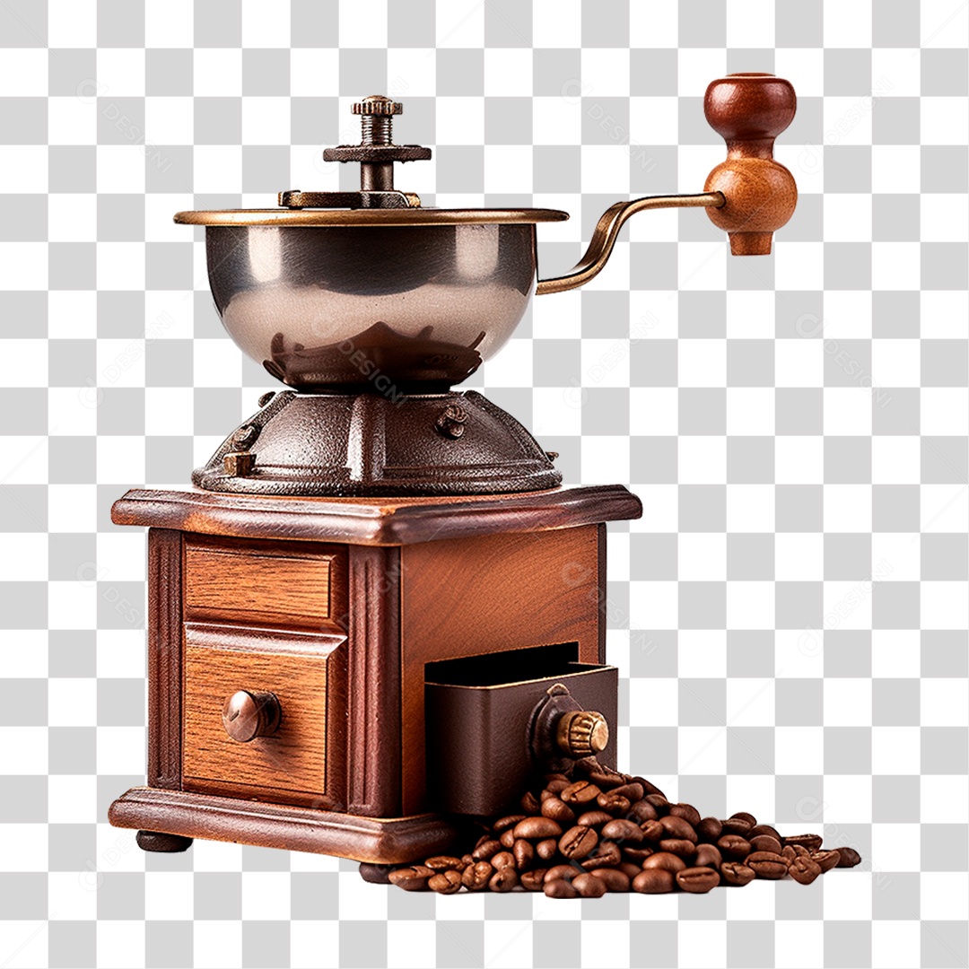 Moedor de Grãos de Café PNG Transparente