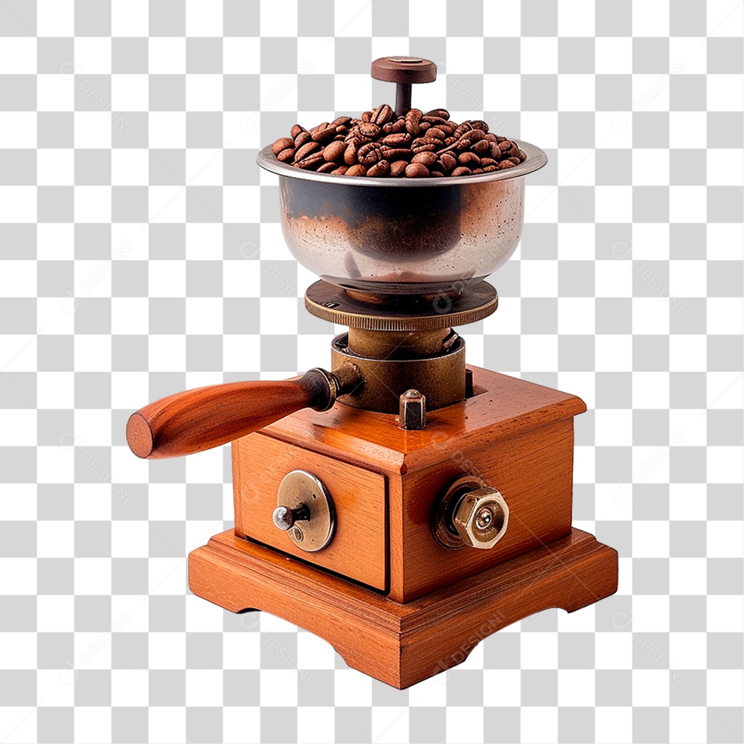 Moedor de Grãos de Café PNG Transparente