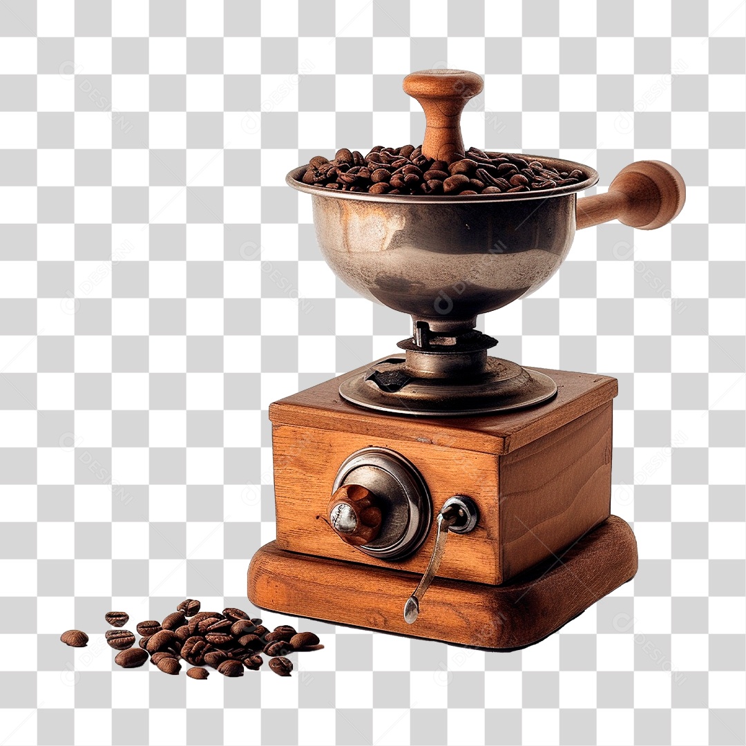 Moedor de Grãos de Café PNG Transparente