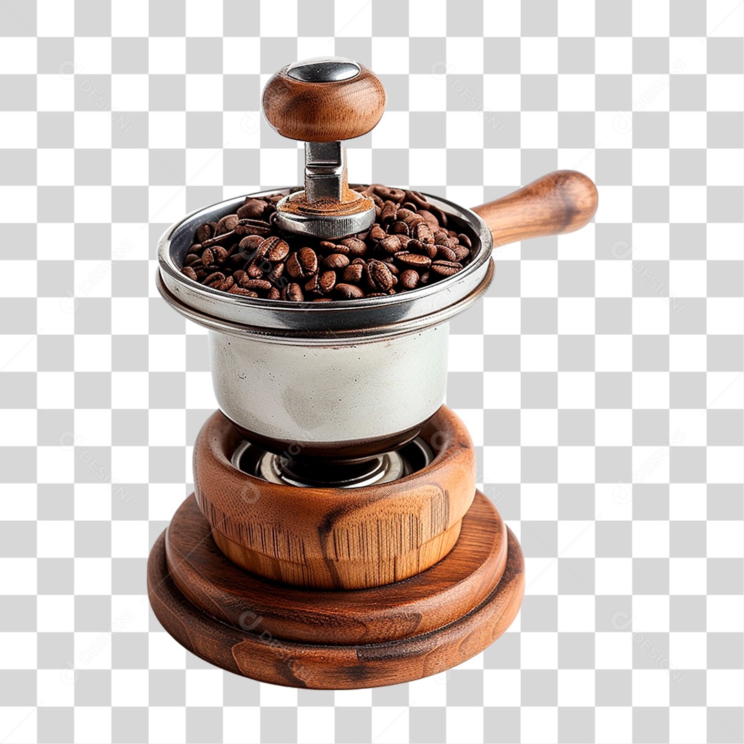 Moedor de Grãos de Café PNG Transparente
