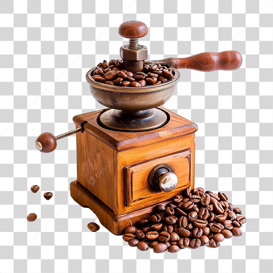 Moedor de Grãos de Café PNG Transparente