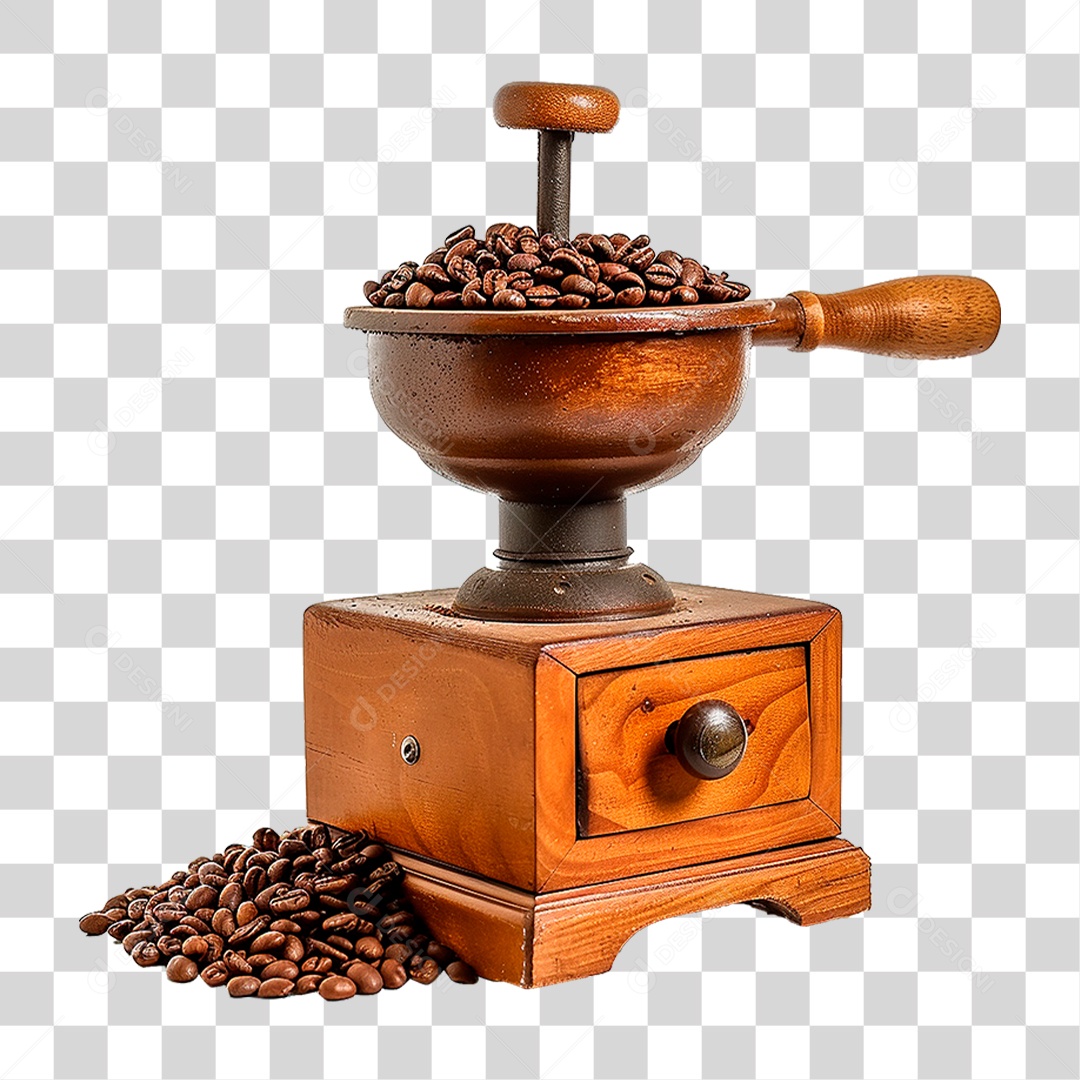 Moedor de Café PNG Transparente