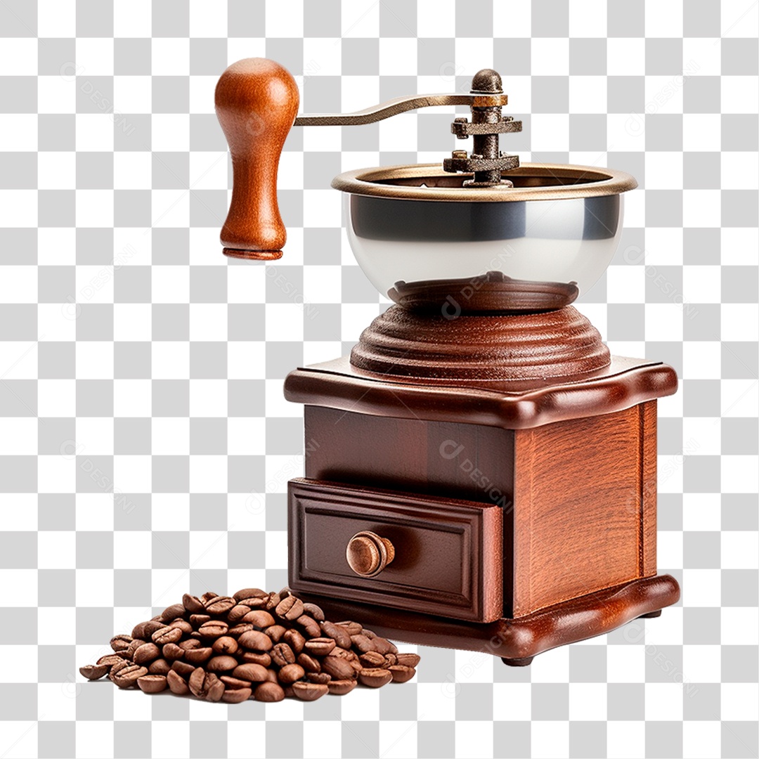 Moedor de Grãos de Café PNG Transparente
