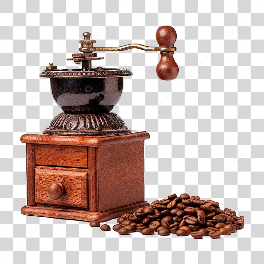 Moedor de Grãos de Café PNG Transparente
