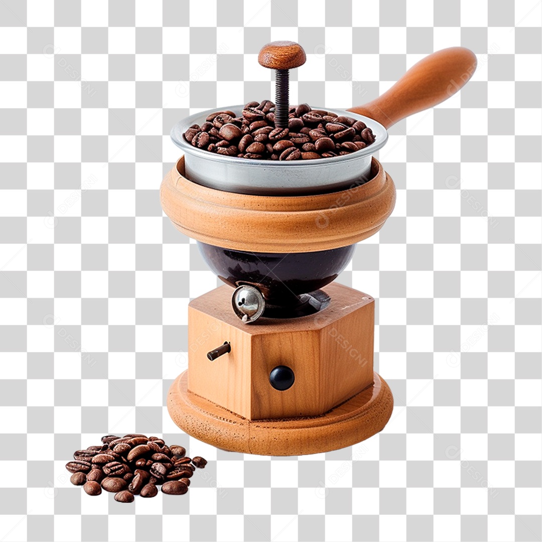 Moedor de Grãos de Café PNG Transparente