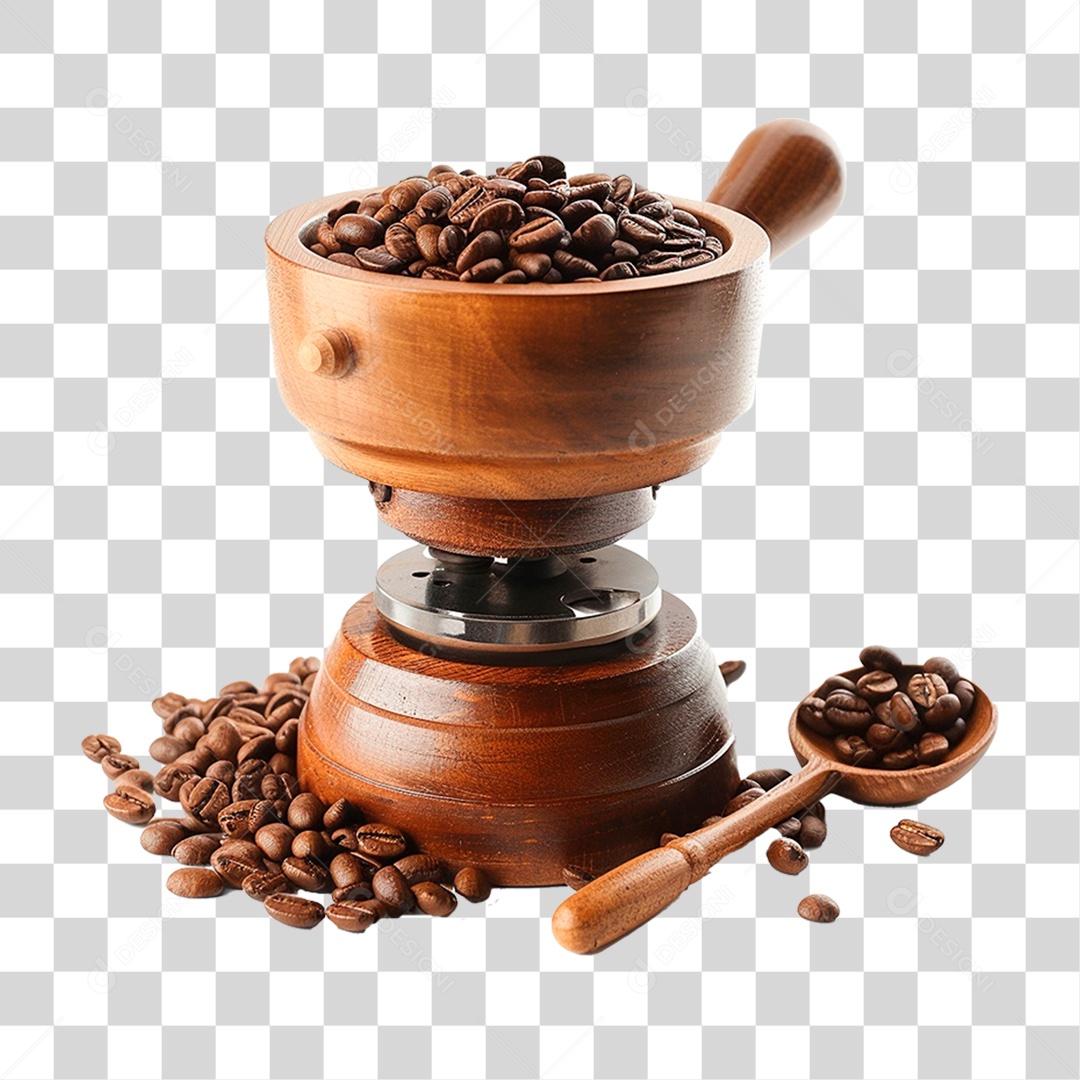 Moedor de Café PNG Transparente