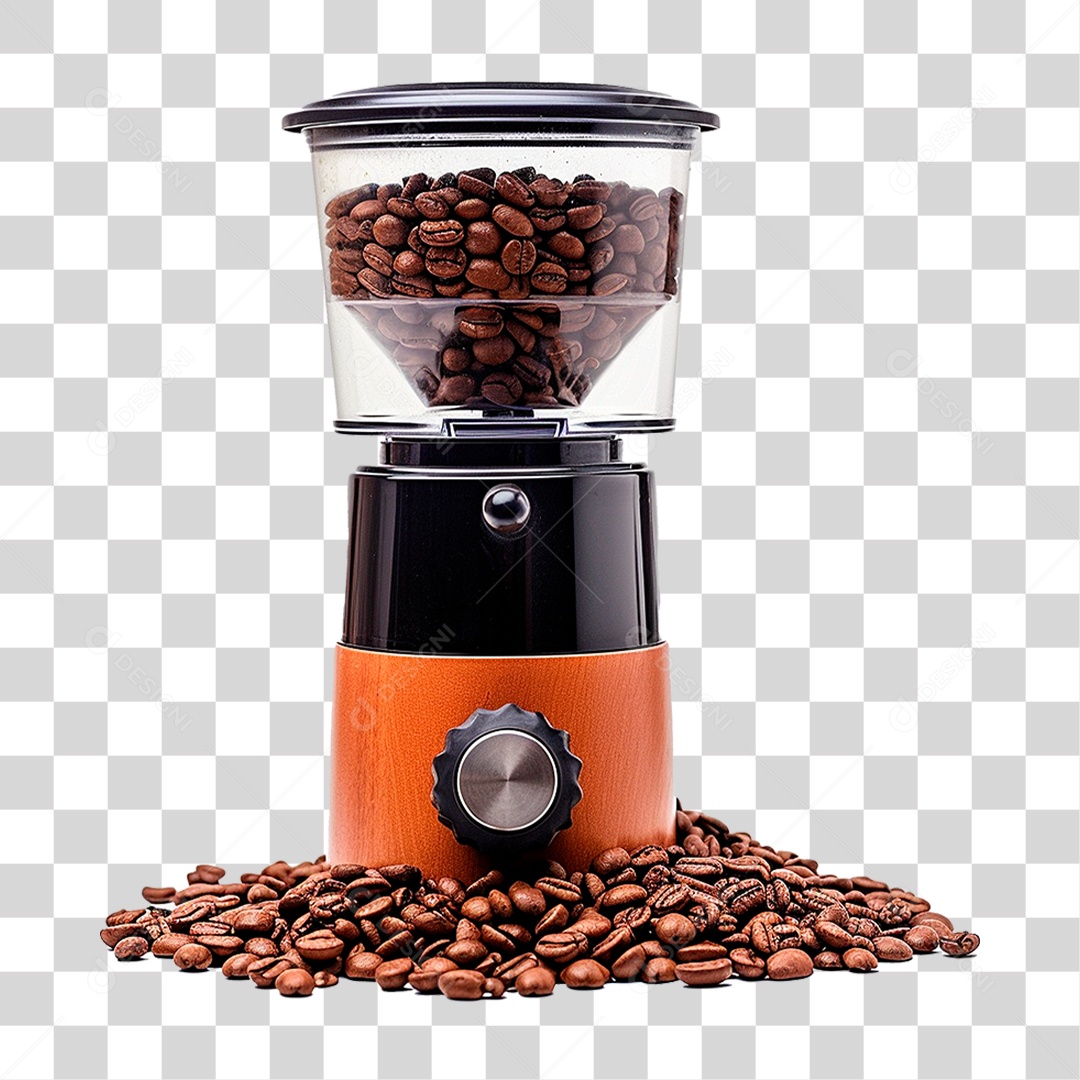 Moedor de Grãos de Café PNG Transparente