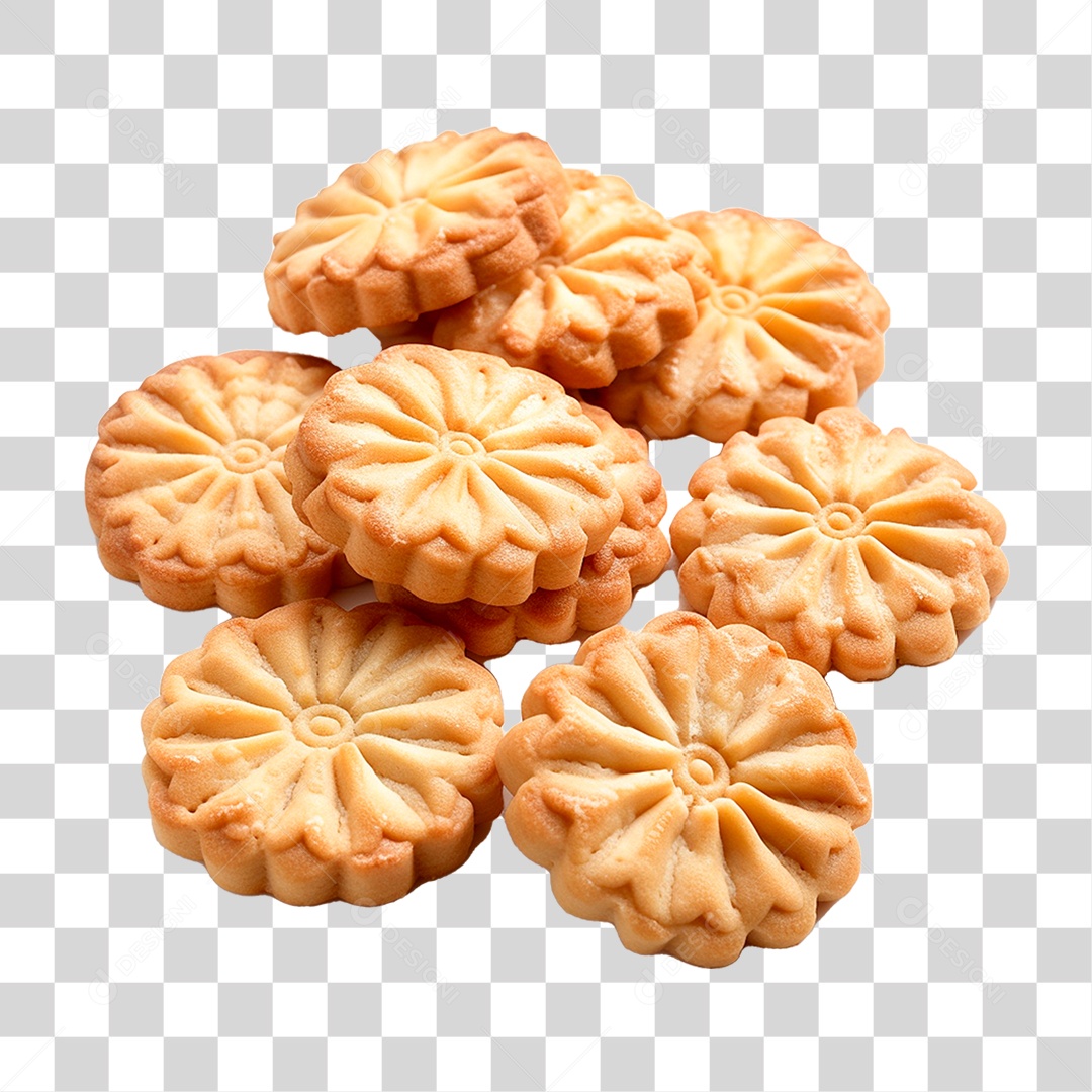 Biscoitos de Manteiga PNG Transparente