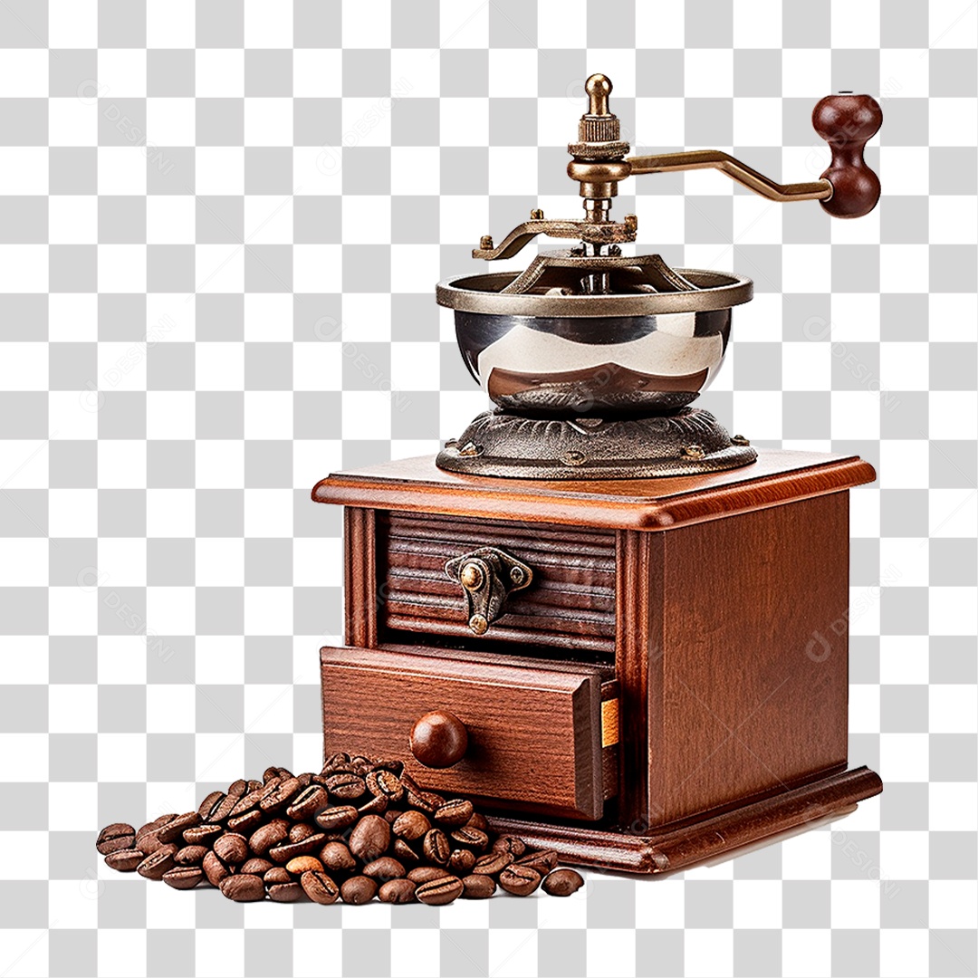 Moedor de Grãos de Café PNG Transparente