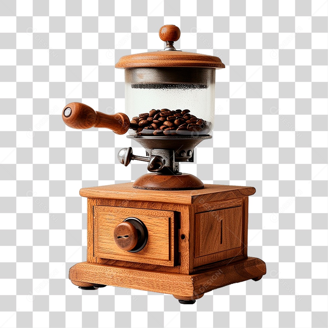 Moedor de Grãos de Café PNG Transparente