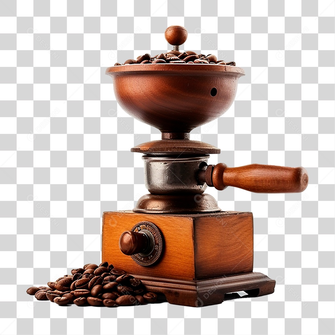 Moedor de Café PNG Transparente
