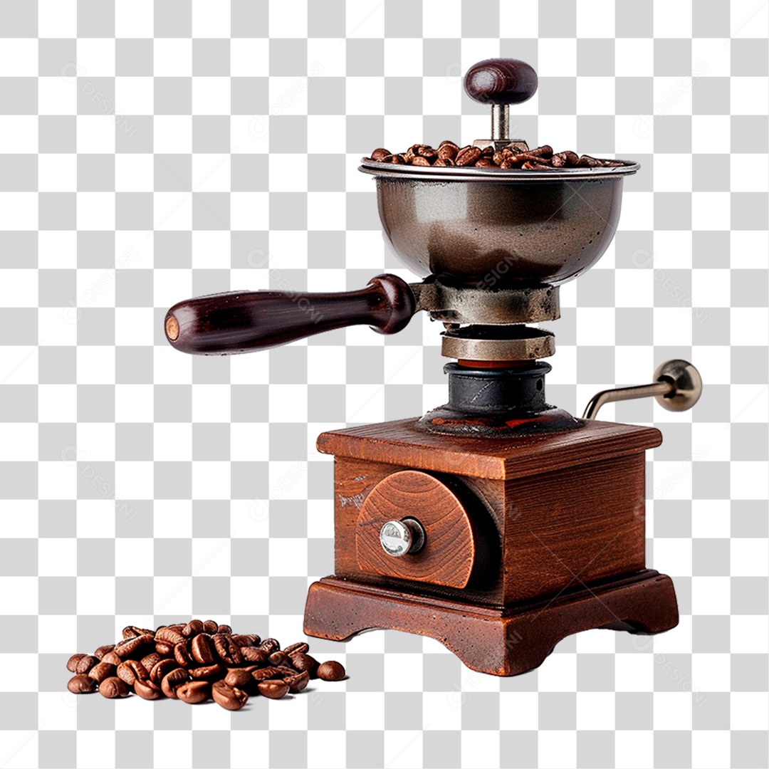 Moedor de Grãos de Café PNG Transparente