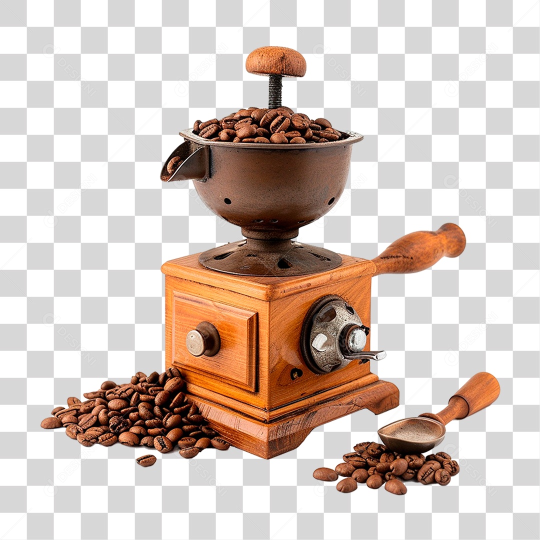 Moedor de Grãos de Café PNG Transparente