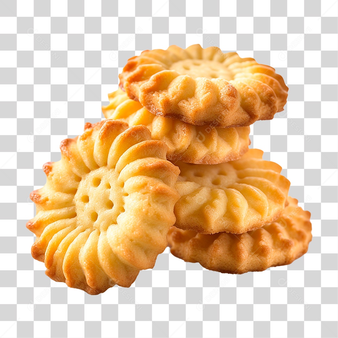 Biscoitos de Manteiga PNG Transparente
