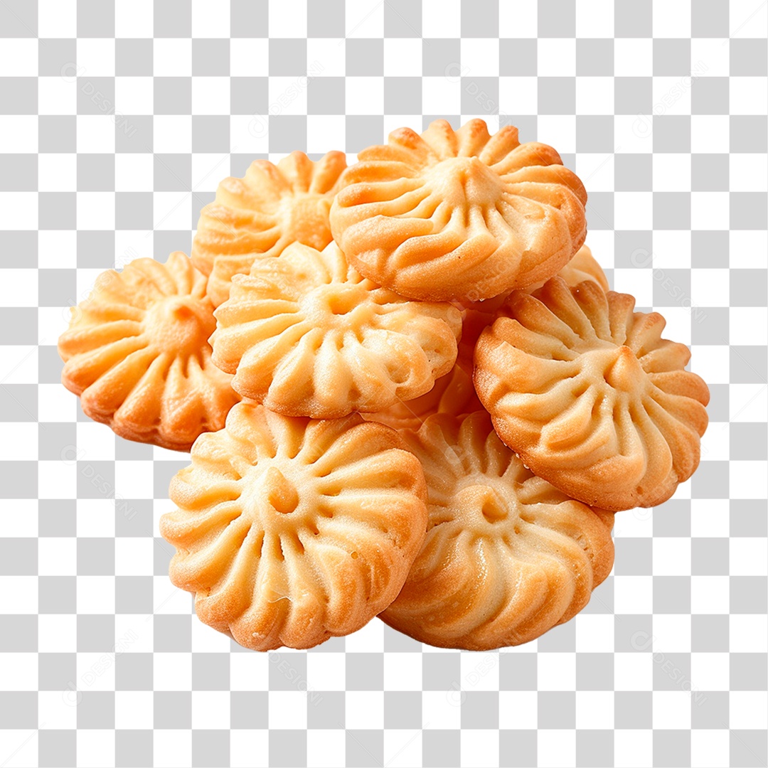 Biscoitos de Manteiga PNG Transparente