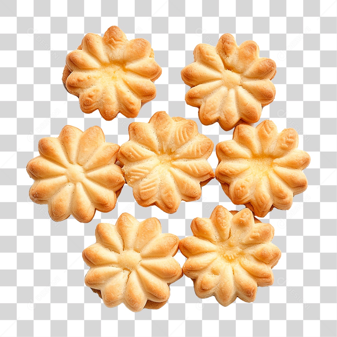 Biscoitos de Manteiga PNG Transparente