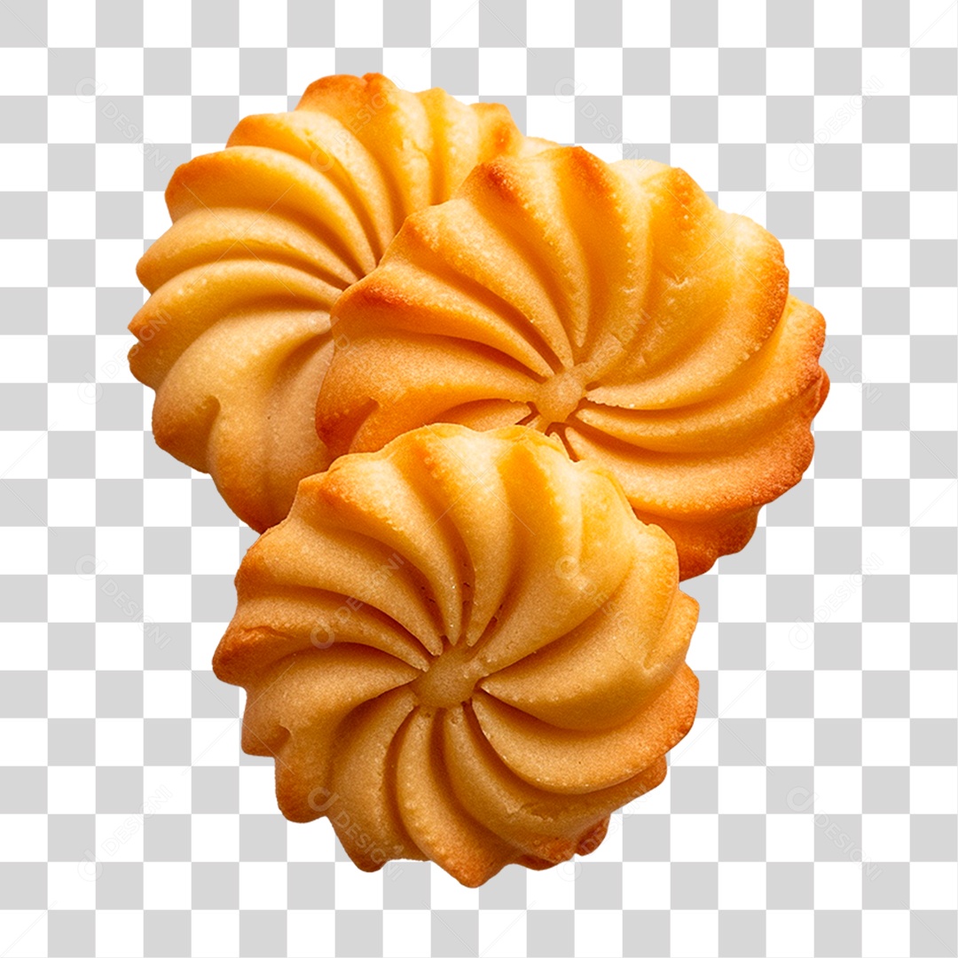 Biscoitos de Manteiga PNG Transparente