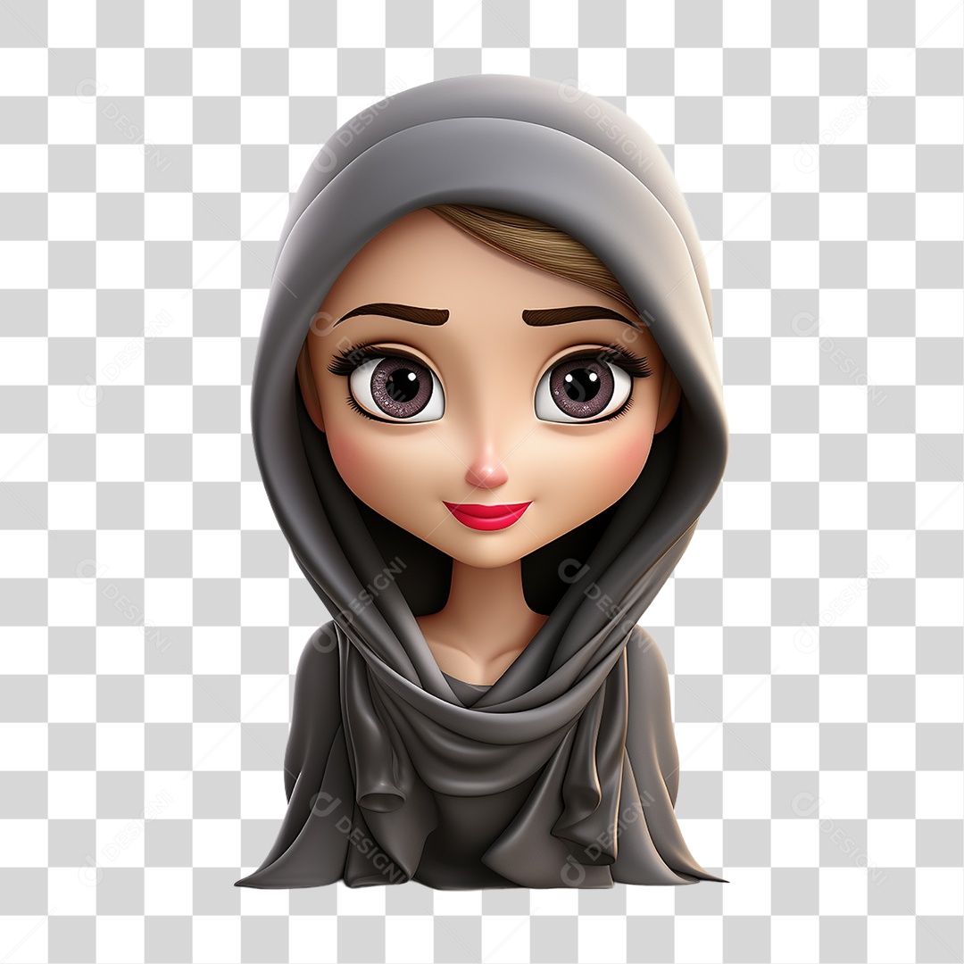 Mulher do Islã Mulçumana PNG Transparente