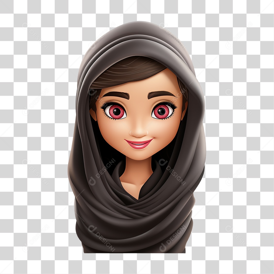 Mulher do Islã Mulçumana PNG Transparente