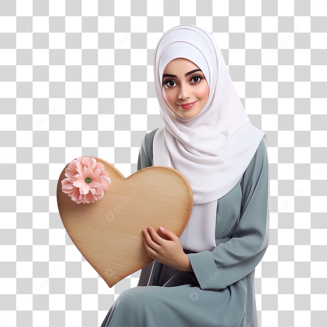 Hijabe Mulher PNG Transparente