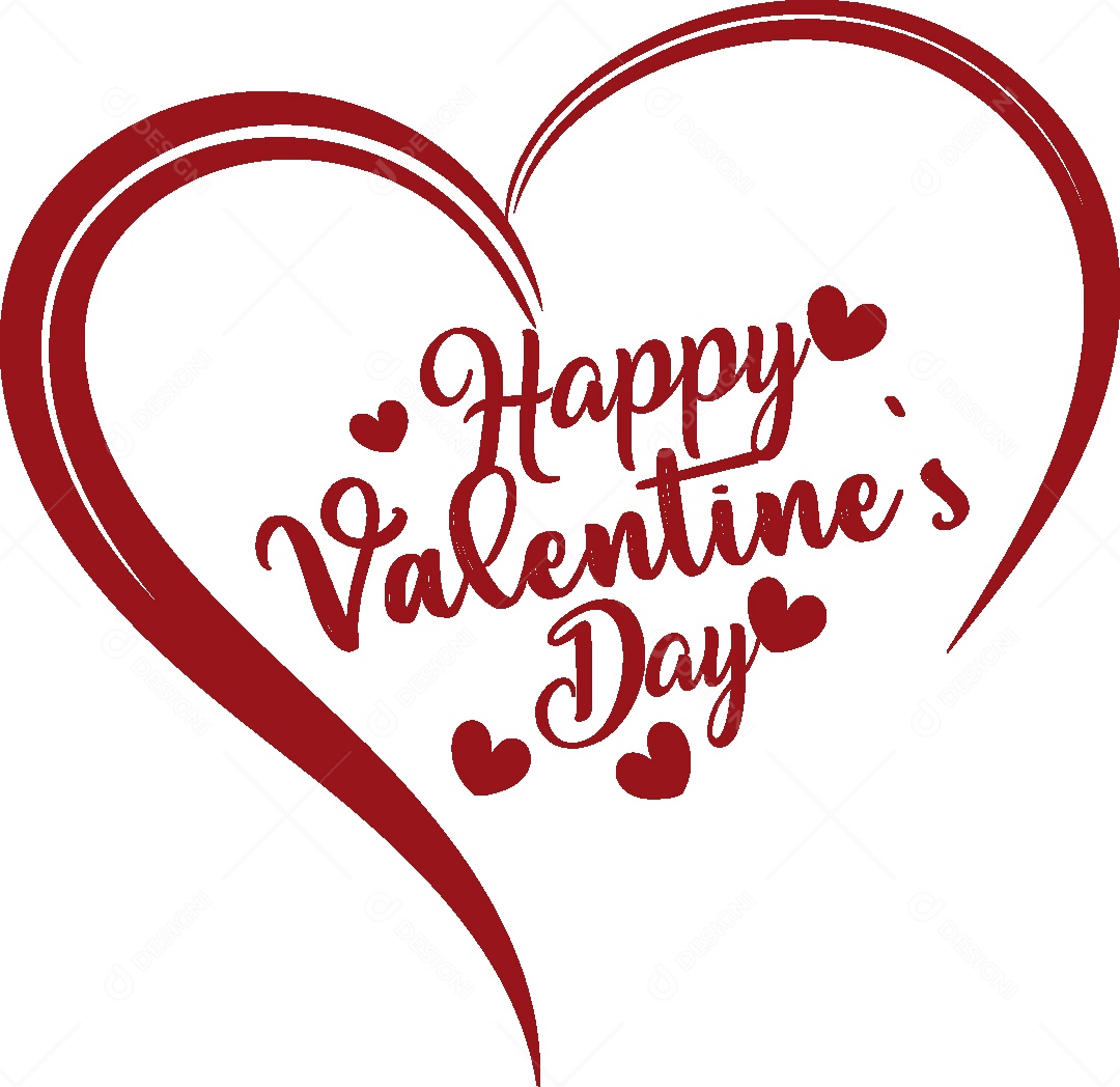 Desenho de Coração Feito a Mão Vetor EPS