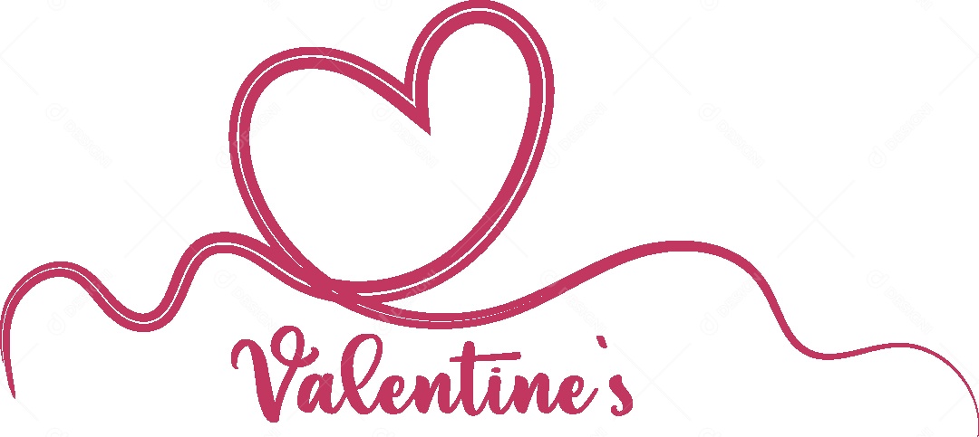 Desenho de Coração Feito a Mão Vetor EPS