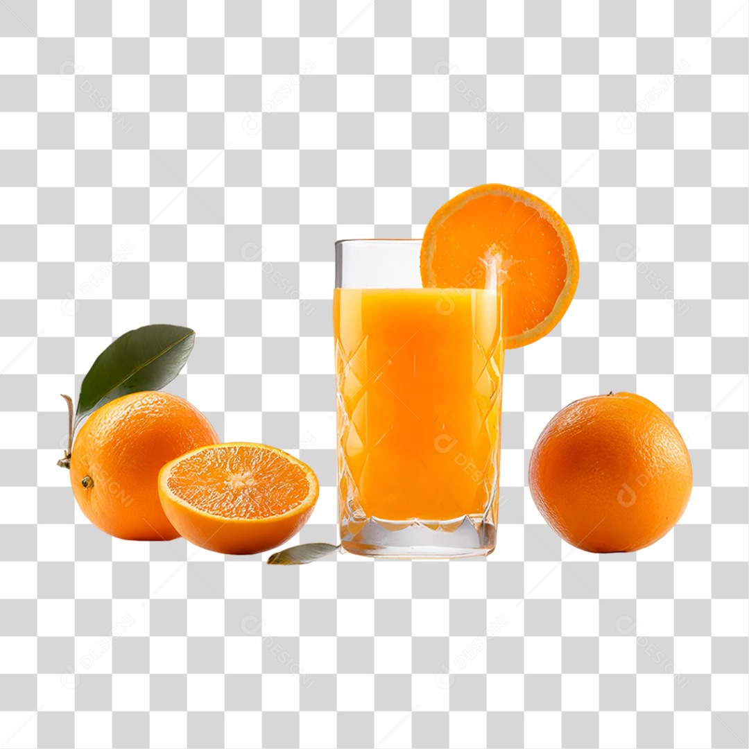 Suco de Laranja PNG Transparente