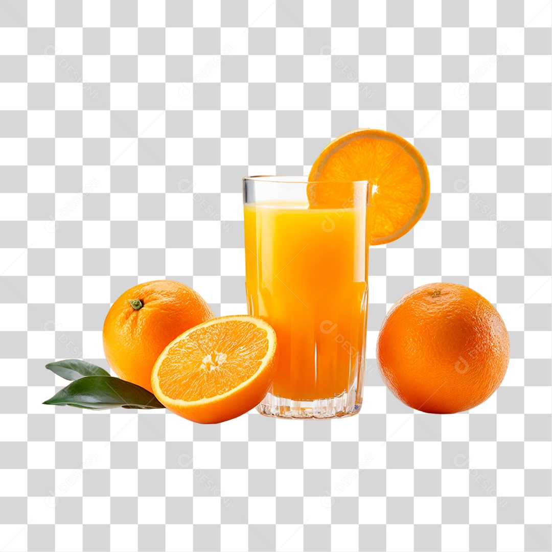 Suco de Laranja PNG Transparente