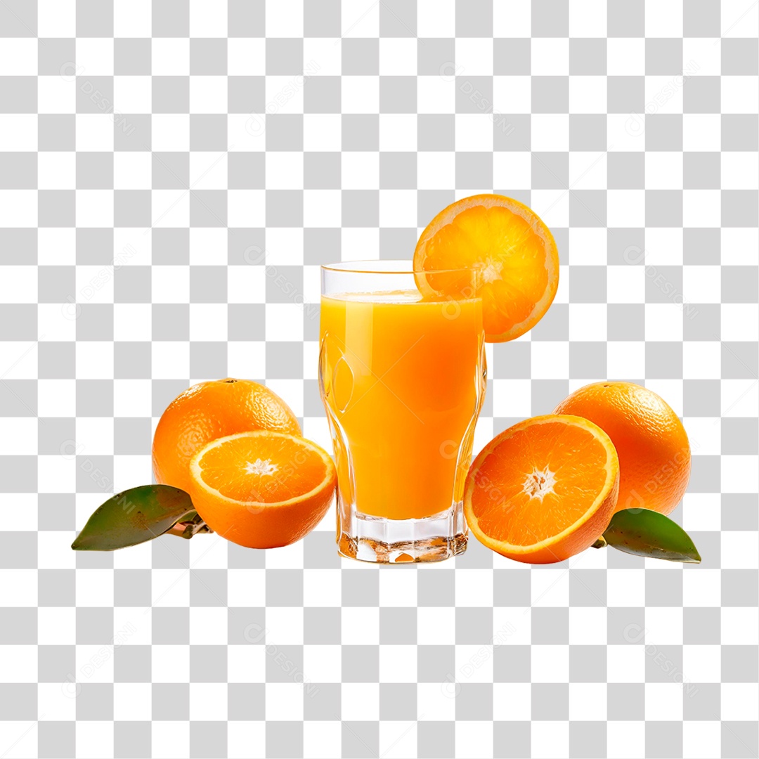 Suco de Laranja PNG Transparente