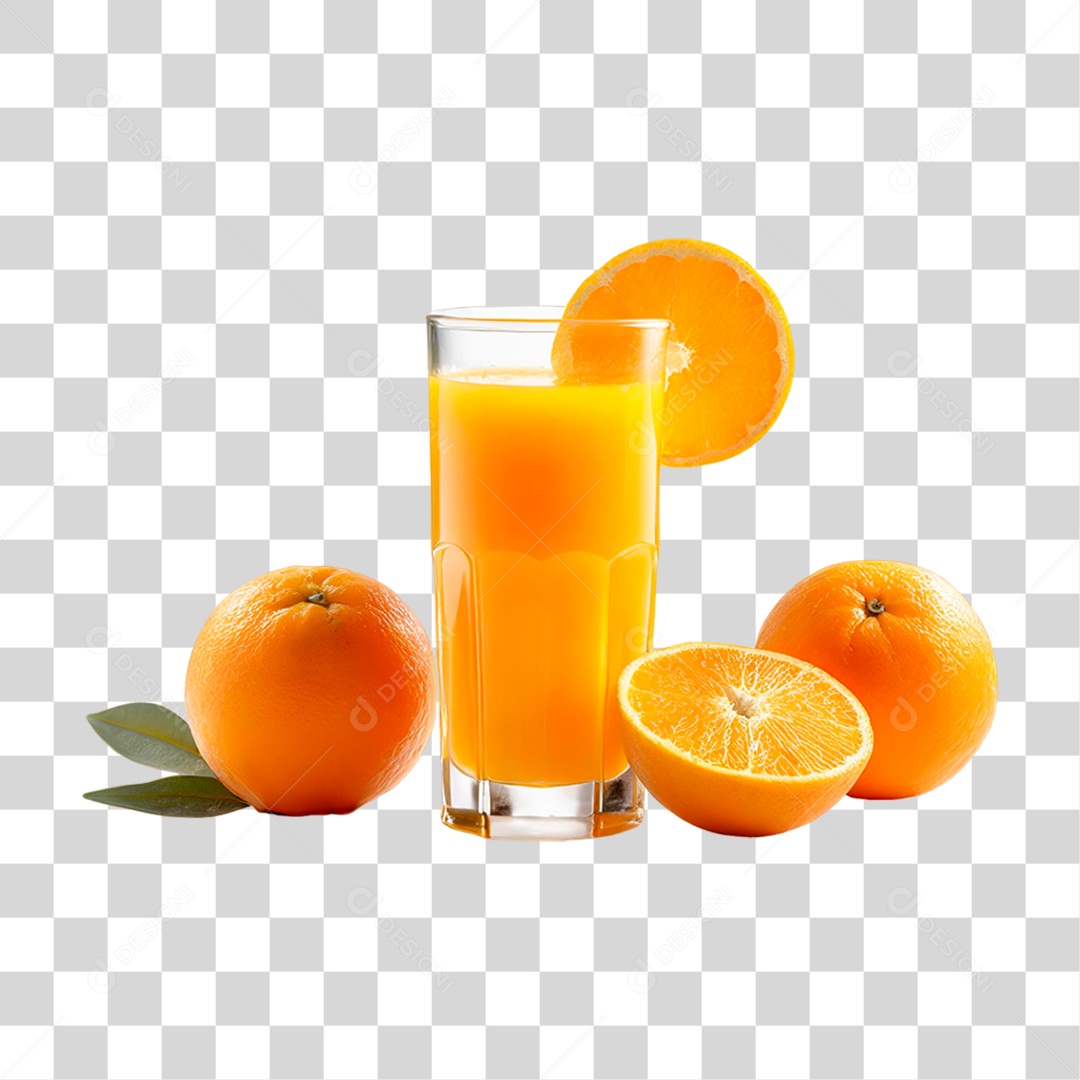Suco de Laranja PNG Transparente