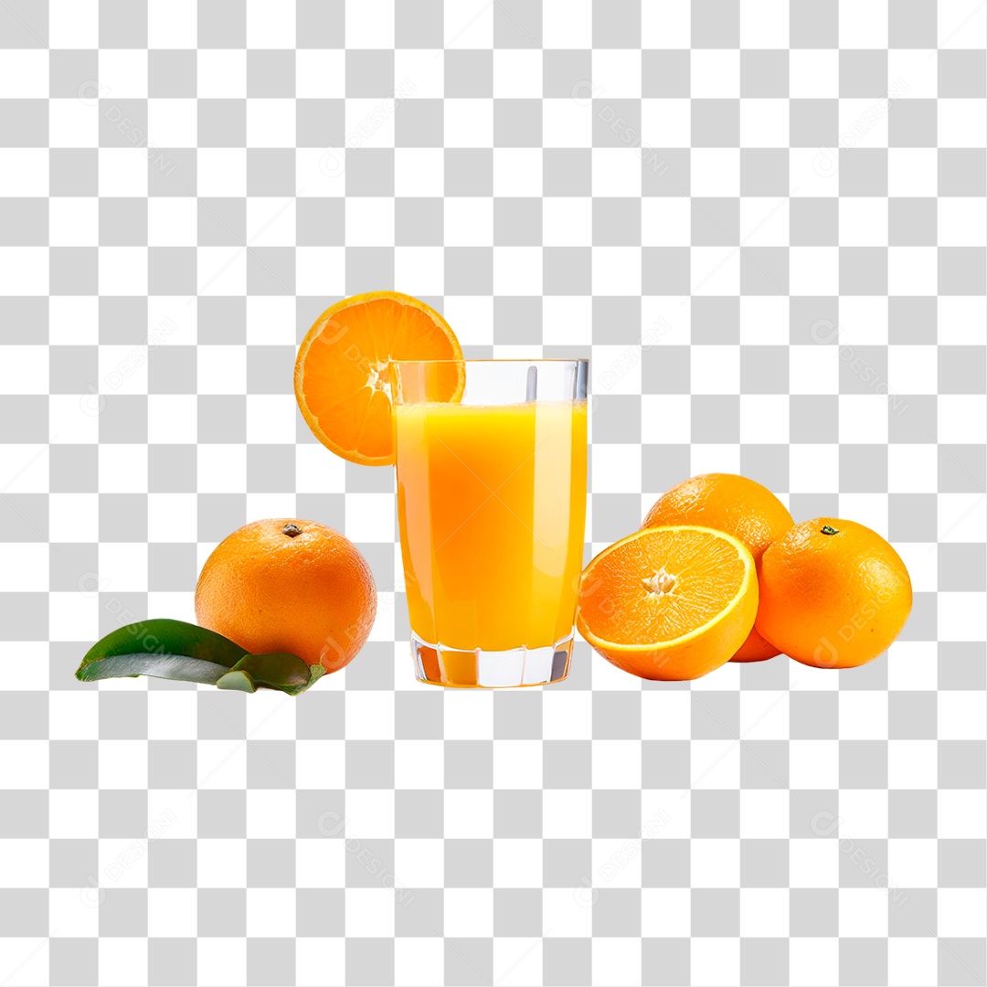 Suco de Laranja PNG Transparente