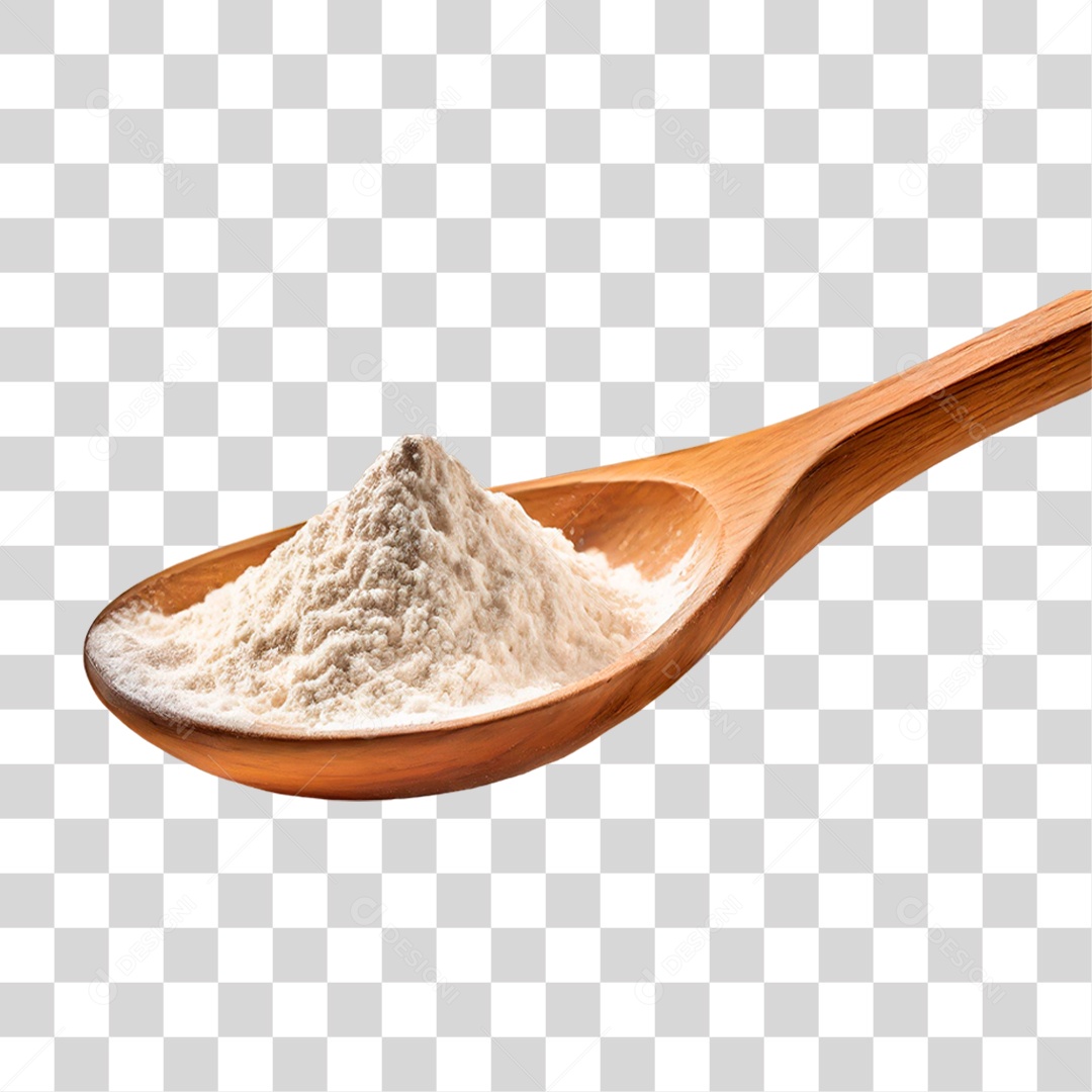 Fermento em Colher de Pau PNG Transparente