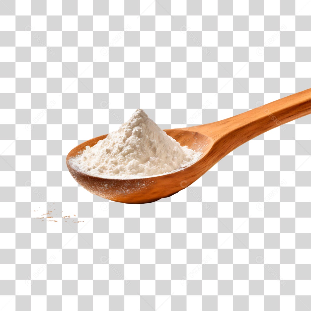 Fermento em Colher de Pau PNG Transparente