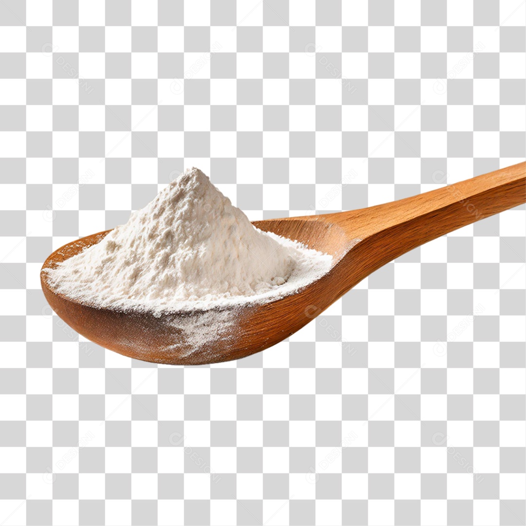 Fermento em Colher de Pau PNG Transparente