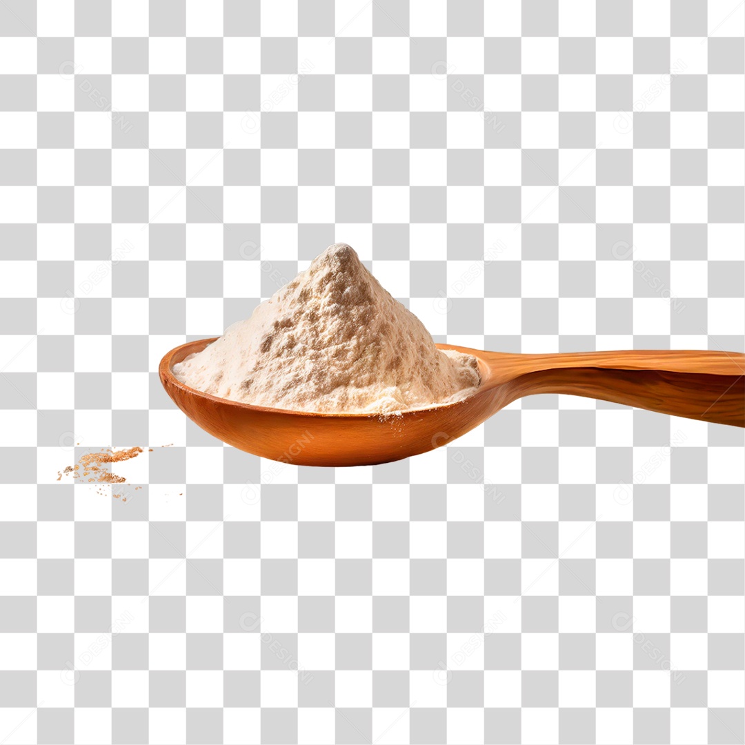 Fermento em Colher de Pau PNG Transparente